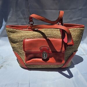 Coach Woven Tote